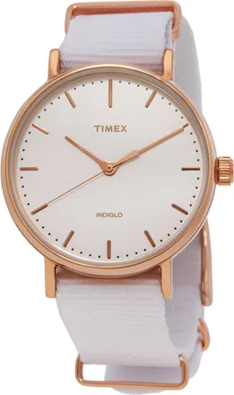 Timex Fairfield Quartz White Dial Ladies Watch TW2R49100