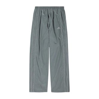 Balenciaga Pantalones de ch&aacute;ndal Techno Cotton Poplin Bodies - Trousers - Hombre - Gris - M