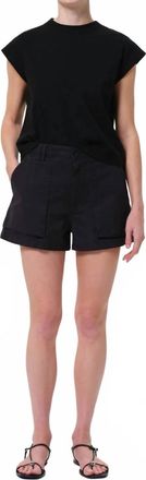 A Gold E Kiva Cargo Short In Black