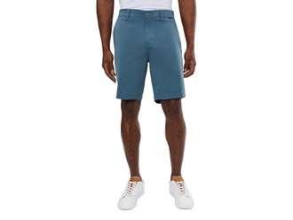 Travis Mathew Tech Knit Shorts Mens Workout Bering Sea : 30 9, Polyester