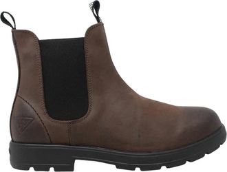 Docksteps Jasper 1302 Beatle - Heren - Chelseaboots - Bruin - 43 EU - Leer - Schoenen