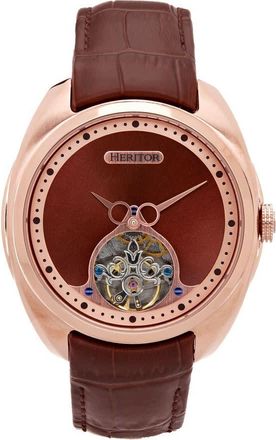 Heritor Roman Automatic Brown Dial Mens Watch HERHS2204
