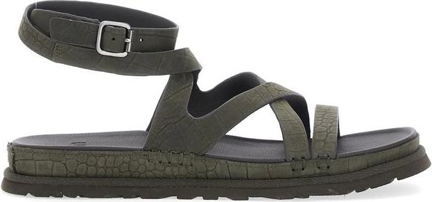 GoldenGaze Ankle-wrap Sandals