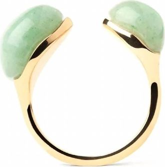 PD Paola Womens Aventurine Gravity Ring In Green