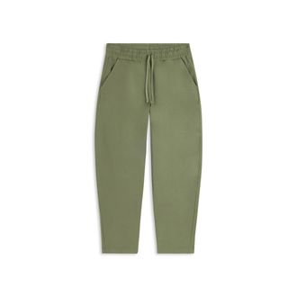 Freddy Pantaloni cropped in felpa di cotone tinto effetto vintage