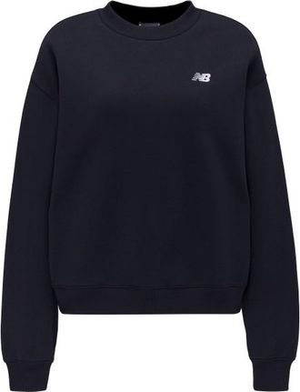 New Balance Sport Essentials Fleece Crew Pullover f&uuml;r Damen | schwarz