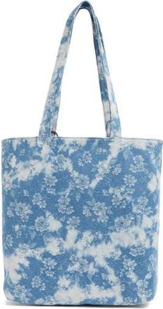 Lucky Brand Pira Canvas Book Tote Bag in Floral Denim at Nordstrom Rack