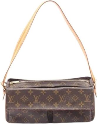 Louis Vuitton Pre-owned Shoulder Bags, female, Brown, Size: ONE SIZE Pre-owned Vivacite MM Shoulder Bag