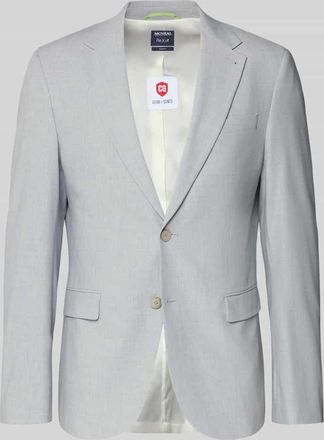 Mc Neal Slim Fit 2-Knopf-Sakko mit Viskose-Anteil in Hellgrau, Größe 106