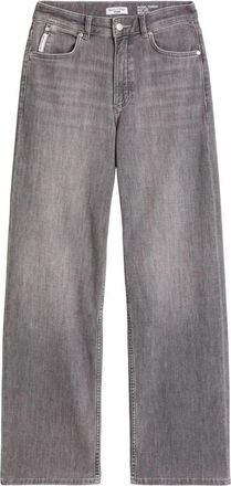 Marc O'Polo Tomma Wide Jeans - Dames - Regular Fit Jeans - Grijs - W26 L32 - Katoen - Jeans
