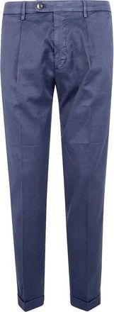 Michael Coal Linen Classic Trousers