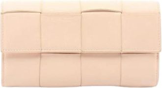 Bottega Veneta Pre-owned Leather Wallet - Dames - Vintage Accessoires - Roze - ONE Size - Leer - Vintage