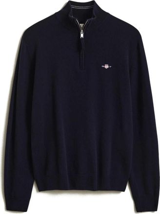 GANT Turtleneck Trui - Heren - Coltruien - Blauw - L - Wol - Truien & Vesten
