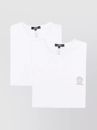 Versace pack of two cotton jersey crew neck short sleeve t-shirts