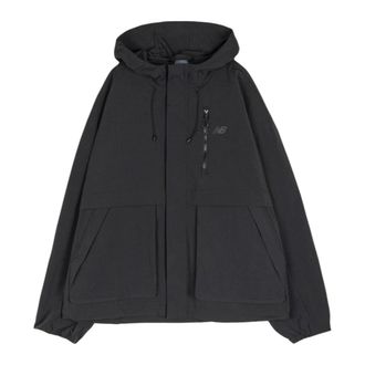 New Balance Light Jackets, male, Black, Size: XL Athletics Ripstop Jacket