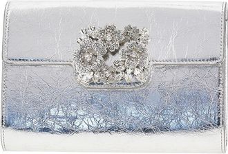 Roger Vivier Efflorescence leather mini bag Woman One Size