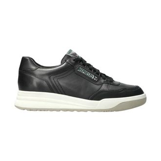 Mephisto Zwarte herensneaker - Norwin - Heren - Sneakers - Zwart - 40 EU - Leer - Schoenen