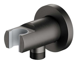Omnires Omnires - Codo De Pared Con Soporte, Grafito 8873gr