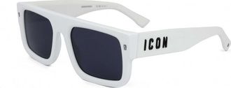 Dsquared2 Mens ICON0008 54 S VK6 Sunglasses - White - One Size