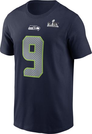 Nike Kenneth Walker III Seattle Seahawks Super Bowl LX Nike Mens NFL T-Shirt in Blue | N19941SF78-6RT