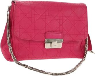 Dior Pre-owned Cross Body Bags, female, Pink, Size: ONE SIZE Pre-owned Vintage Shoulder Bag