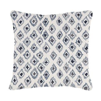 Ballard Designs Ikat Cornflower Sunbrella Outdoor Pillow - 20 x 20 - Ballard Designs