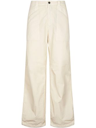 C.P. Company Loose-Fitting Nylon Trousers with Wide Leg
