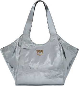 Pinko Tote Mini Tas - Dames - Shoppers - Grijs - ONE Size - Tassen
