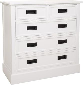 Wanderlust Deco Wanderlust Deco - C&oacute;moda De Madera Blanca 80x40x80,5