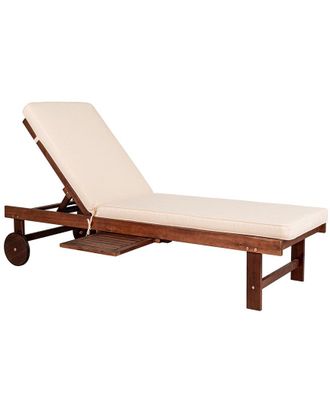 Jonathan Y Designs Jonathan Y Seabrook 69X24 Outdoor Lounger With Cushion