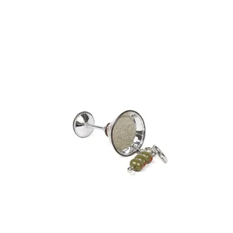 Michael Kors Keyrings, female, Gray, Size: ONE SIZE Giftables Martini Key Fob