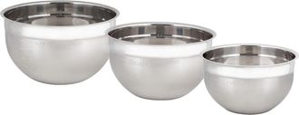 Cuisipro Stainless Steel Mixing Bowl 3 Piece Set
