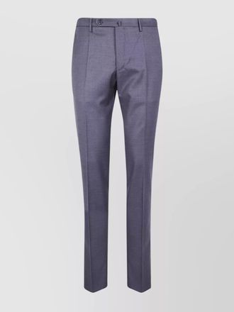Incotex virgin wool slim-fit tailored trousers