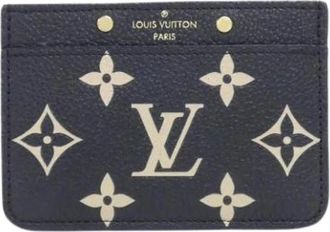 Louis Vuitton Pre-owned Wallets, female, Black, Size: ONE SIZE Pre-owned Vintage Card Case