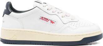 Autry x Maison Kitsuné leather low-top sneakers - White