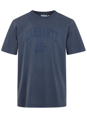 Carhartt Work in Progress Ss Faded Pond Corps T-Shirt Organic Cotton Single Jerse