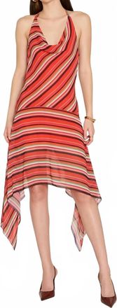 Amanda Uprichard Allura Midi Dress In Soleil Stripes