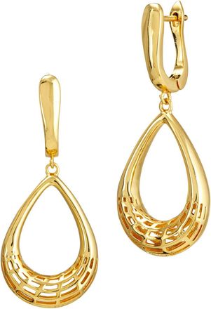 Savvy Cie Jewels 18K YELLOW GOLD PLATED DROP EARRINGS
