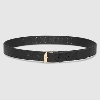Gucci Belt With Squared Buckle, Leather