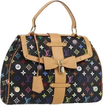 Louis Vuitton Pre-owned Handtas - Dames - Vintage Handtas - Veelkleurig - ONE Size - Leer - Vintage