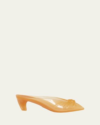 Chlo&eacute; Knotted Jelly Mules