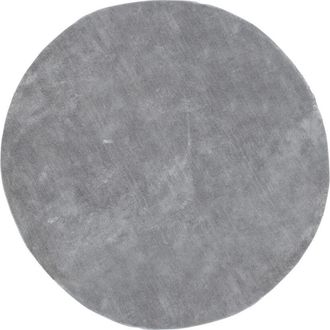 VE DESIGN Runder Design Teppich Undra ø 200 cm - Hellgrau