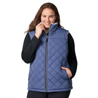 Free Country Womens Plus Size Expedition II Stratus Lite Reversible Vest