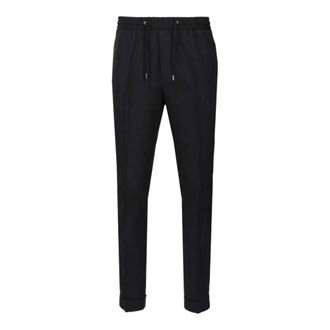 Paul Smith Slim-fit Trousers, male, Blue, Size: W34 Drawcord Pants