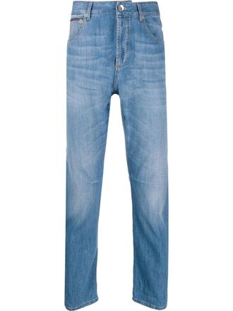 Brunello Cucinelli mid-rise straight jeans - Blue