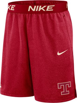 Nike Texas Rangers City Connect Nike Mens Dri-FIT MLB Shorts in Red | 015E0DJPTER-NYN