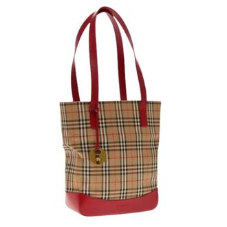 Burberry Pre-owned Tote Bags, female, Multicolor, Size: ONE SIZE Pre-owned Canvas Shoulder Bag