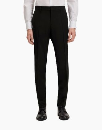 HUGO BOSS Mens H Genius Mm C Straight Leg Trousers - Black - Size: 44W l
