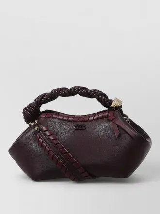 Ganni bou small recycled leather shoulder bag