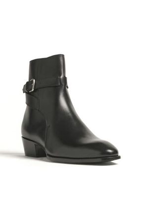 Anthony Veer Wexford Jodhpur Boot in Obsidian Black Leather at Nordstrom, Size 10.5